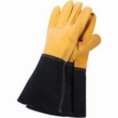 Town & Country Premium Leather Gauntlet Gloves Large