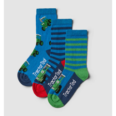 Tractor Ted Socks - 3 Pack