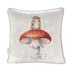 Wrendale 'He's a Fun-Gi' Square Cushion 