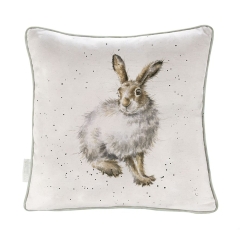 Wrendale 'The Winter Hare' Square Cushion 