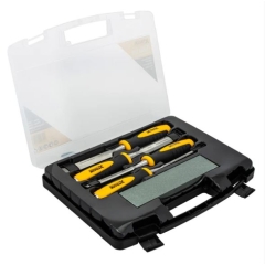 XTrade 4 Piece Chisel And Sharpening Stone
