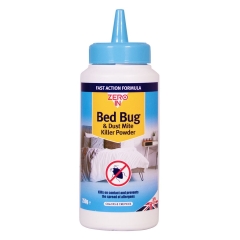 Zero In Bed Bug & Dust Mite Powder 250g