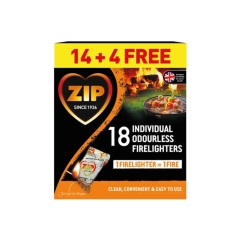 Zip Individual Odourless Firelighters 18 Pack