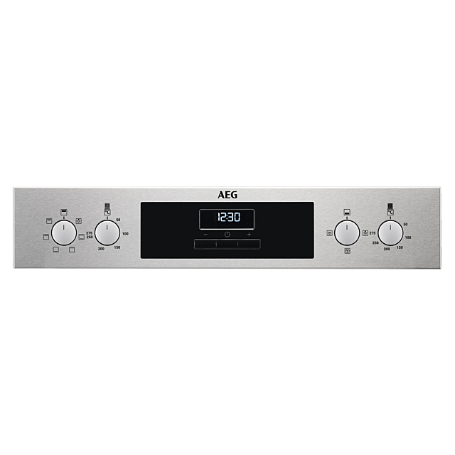 AEG DEX33111EM 59.4cm Built In Electric Double Oven - Stainless
