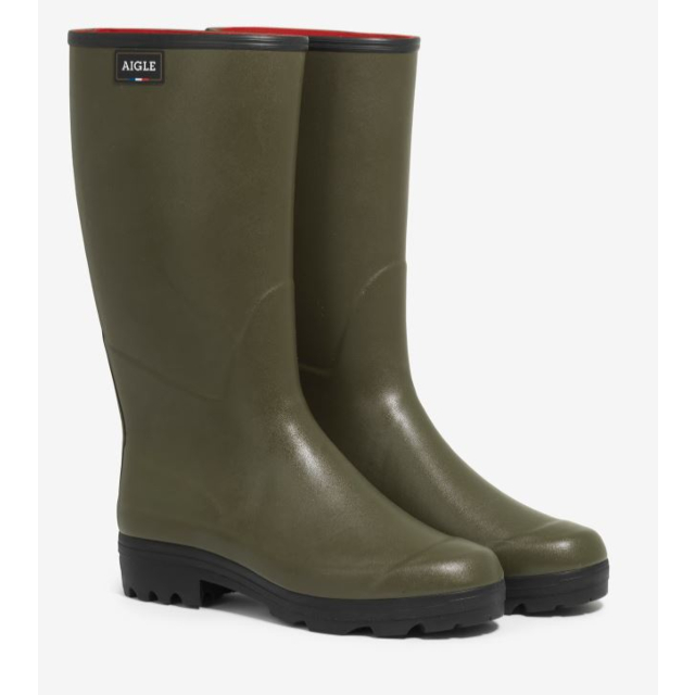 Aigle Chambord Neomes Wellington Boots - Kaki