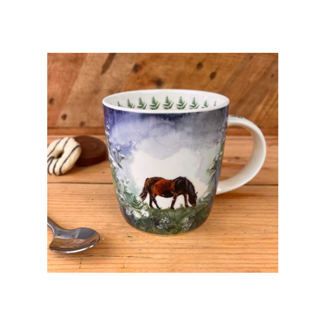 Alex Clark Mug Horse + Cow Parsley
