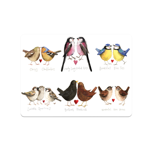 Alex Clark Placemat - Garden Birds