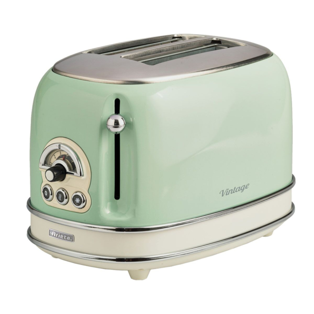 Ariete Vintage 2 Slice Toaster in Green 