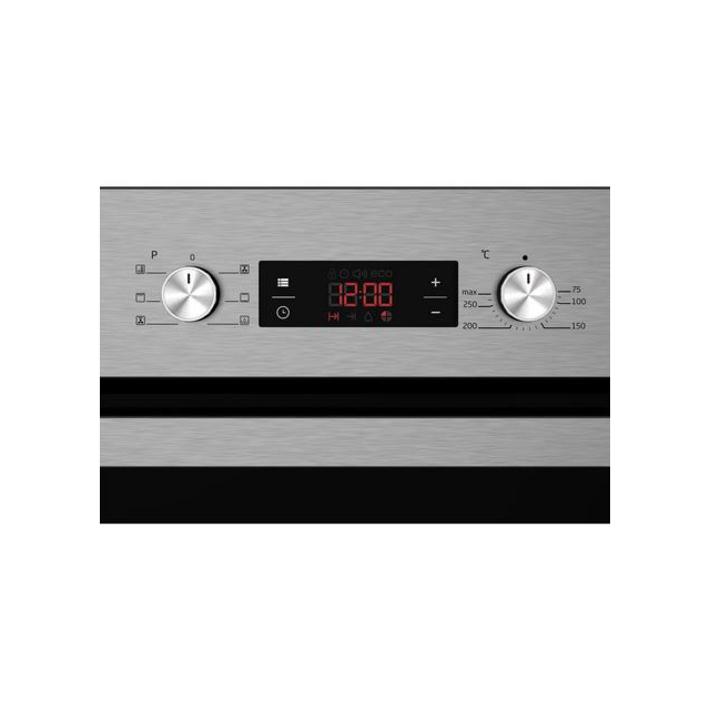 Beko CIM91X Built In Programmable Multifunction Electric Single Oven - Stainless Steel