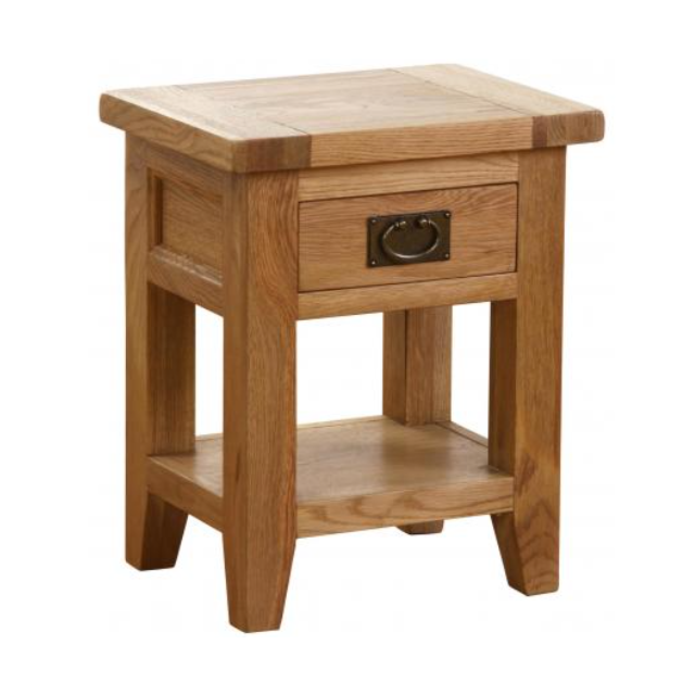 Besp Oak NB023 Vancouver® 1 Drawer 1 Shelf Bedside Table 