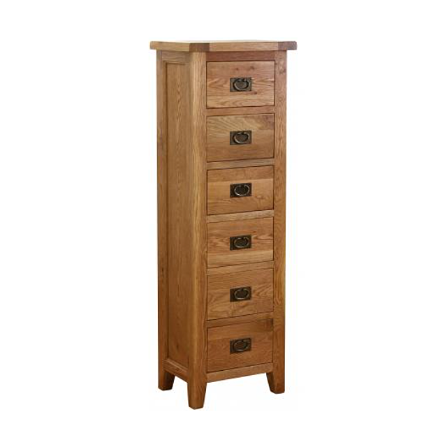 Besp Oak NB025 Vancouver® 6 Drawer Tall Chest