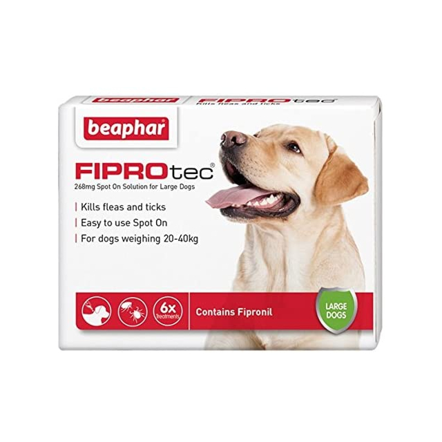 FIPROTec Large dog flea and tick treatment 
