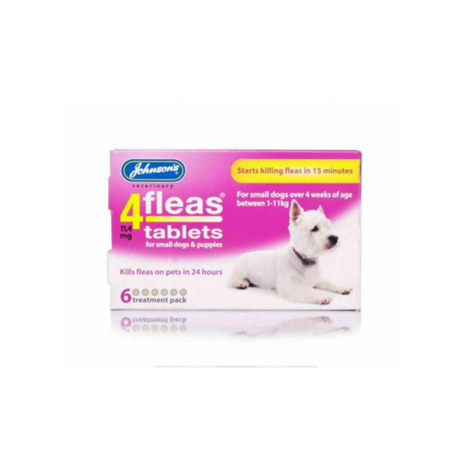 Johnsons Small dog & Puppy Flea Tablets 