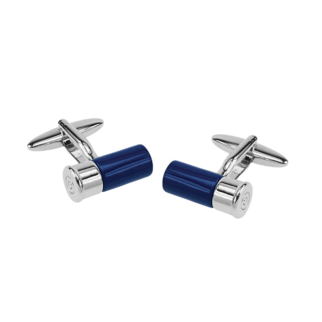 Bisley Cartridge Cufflinks - Blue
