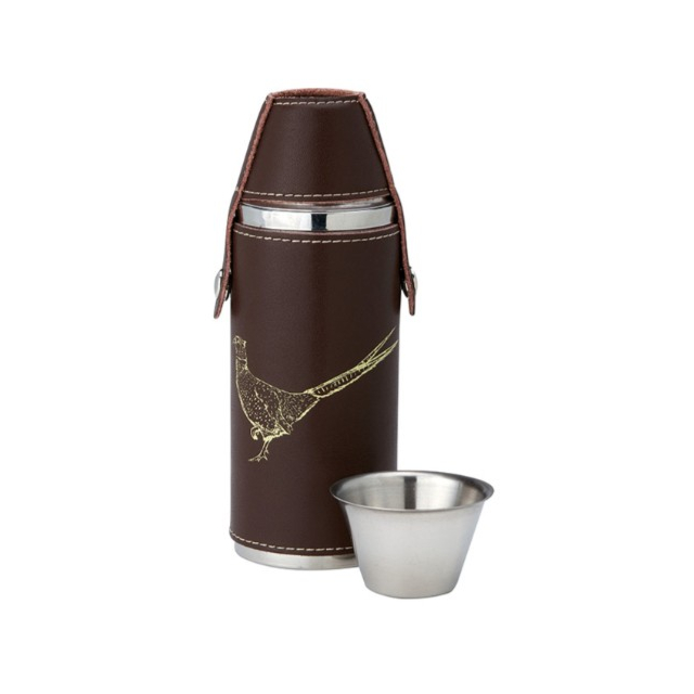 Bisley Hunters Flask 8Oz-Pheasant 