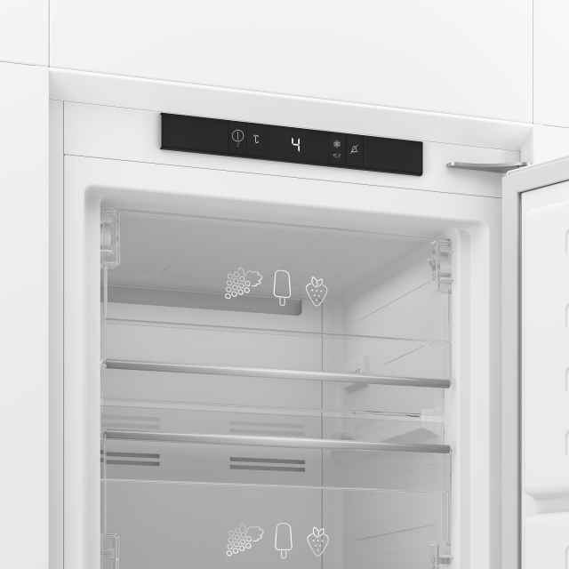 Blomberg FNT3454I 54cm Integrated Frost Free Tall Freezer - White