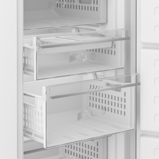 Blomberg FNT3454I 54cm Integrated Frost Free Tall Freezer - White