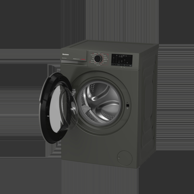 Blomberg LWA18461G 8kg 1400 Spin RecycledTub Washing Machine - Graphite