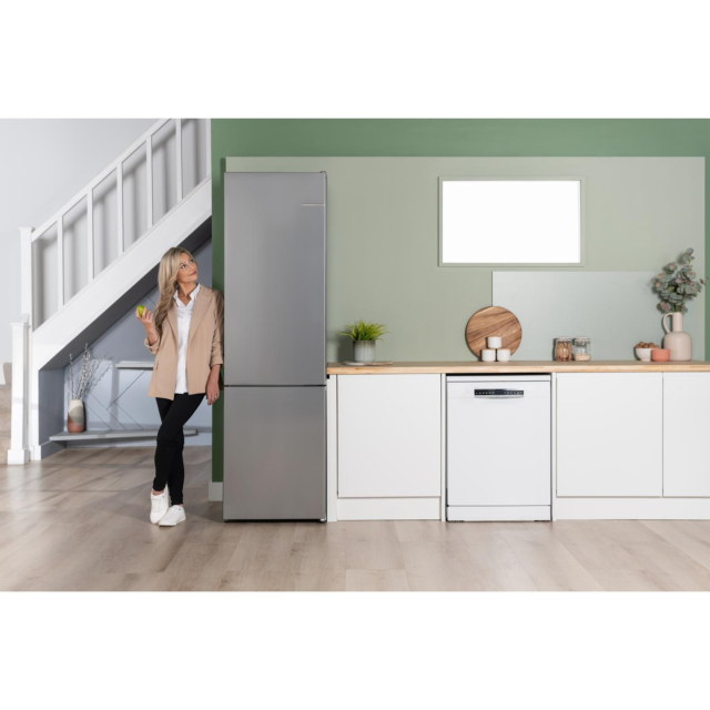 Bosch KGN392LDFG 60cm 70/30 Fridge Freezer - Inox