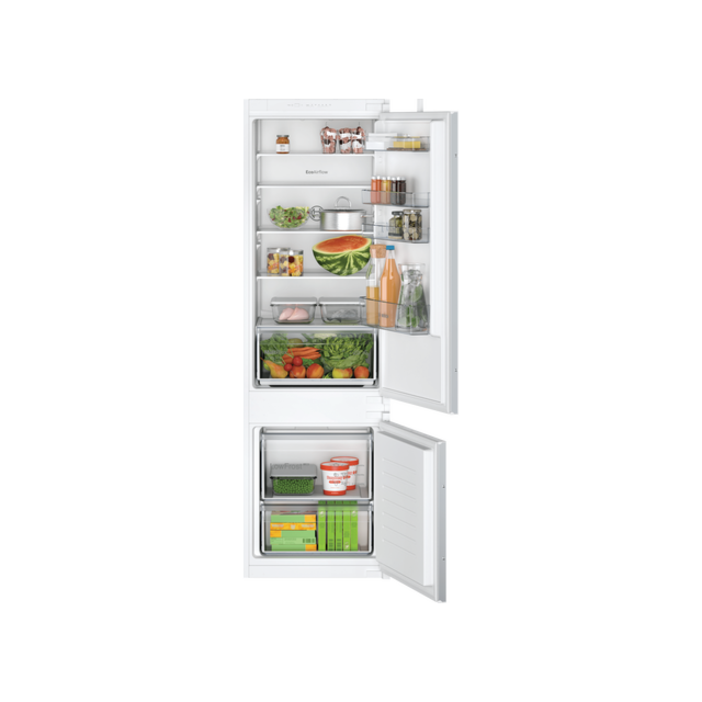 Bosch KIV87NSF0G 54.1cm 70/30 Low Frost Integrated Fridge Freezer