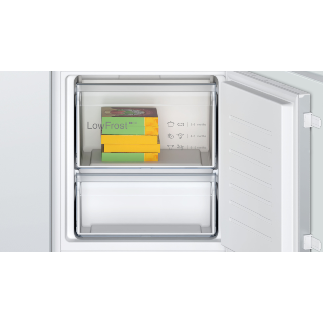Bosch KIV87NSF0G 54.1cm 70/30 Low Frost Integrated Fridge Freezer