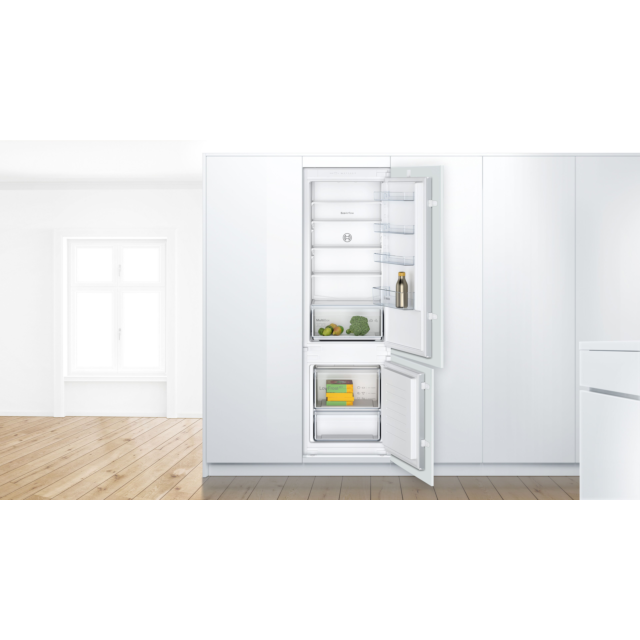 Bosch KIV87NSF0G 54.1cm 70/30 Low Frost Integrated Fridge Freezer