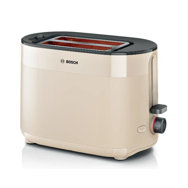 Bosch TAT2M127GB My Moment 2 Slice Compact Toaster - Cream