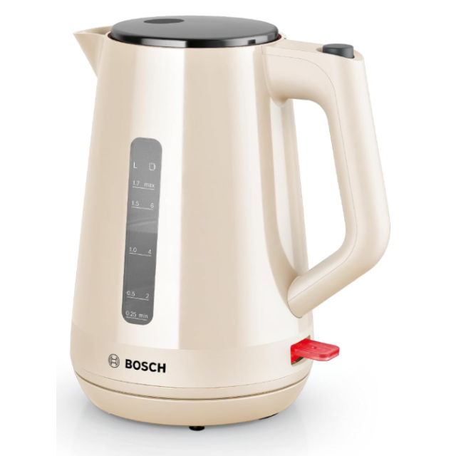 Bosch MyMoment Delight TWK1M127GB Electric Kettle with 1.7 L Capacity and Fast Boil - Cream