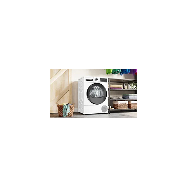Bosch, Series 6 WQG24502GB 9kg Heat Pump Tumble Dryer - White