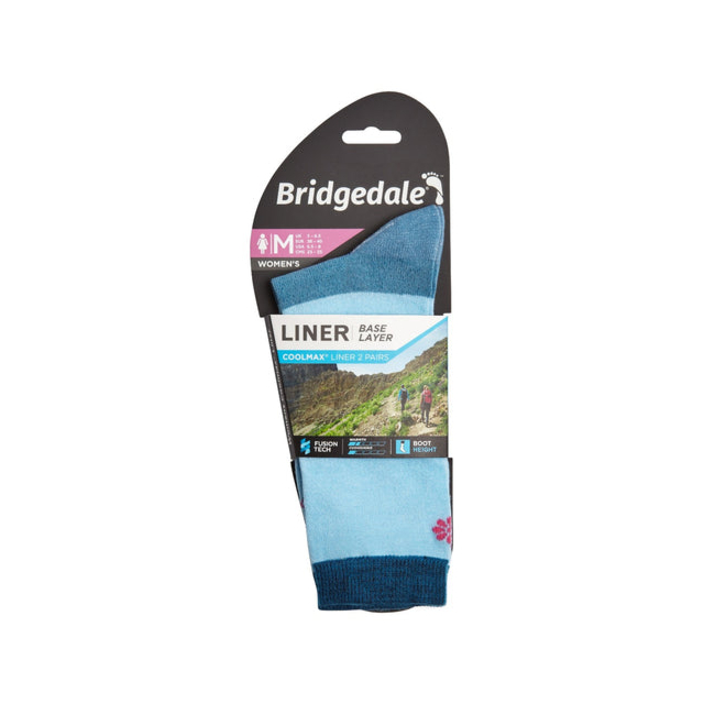 Bridgedale Women's Base layer Coolmax Liner Sky