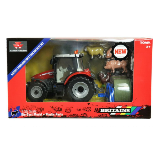 Britains Massey Fergusson Tractor Playset 43205