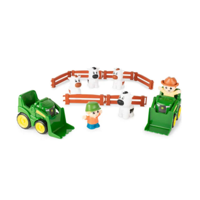John Deere The Cows Are Out Farm Playset