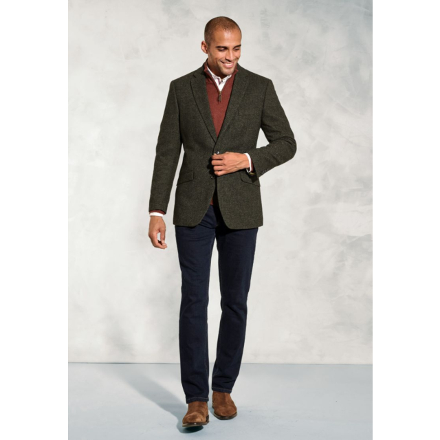 Brook Taverner Dee Herringbone Jacket - Olive 