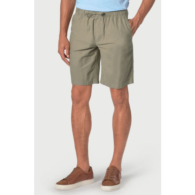 Brook Taverner Cowdrey Relaxed Short - Khaki 