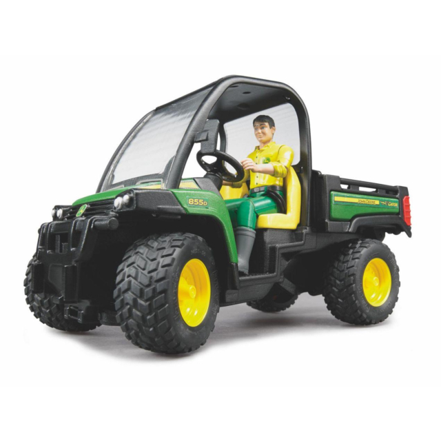 Bruder John Deere Gator 855D + Driver 02490