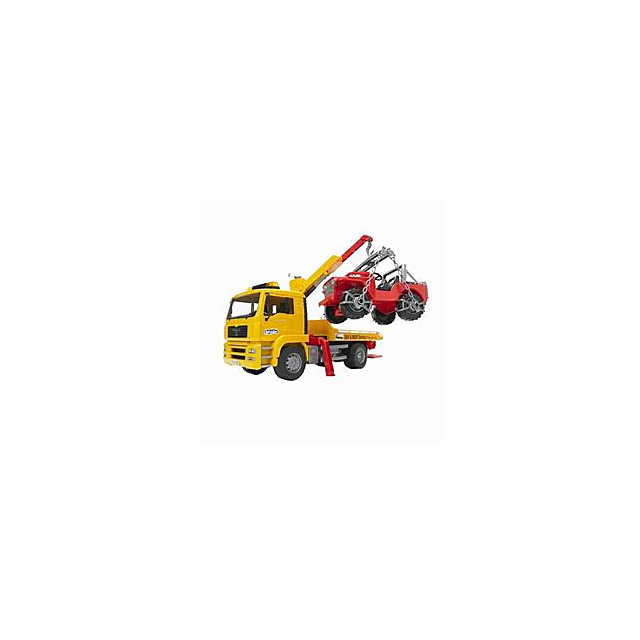 Bruder Man TGA Breakdown Truck with Cross Country Vehicle 02750