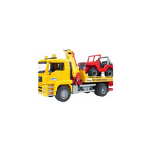 Bruder Man TGA Breakdown Truck with Cross Country Vehicle 02750
