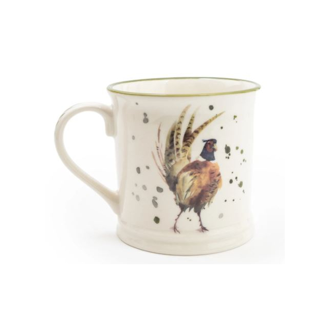 Candlelight Tankard Mug - Pheasant