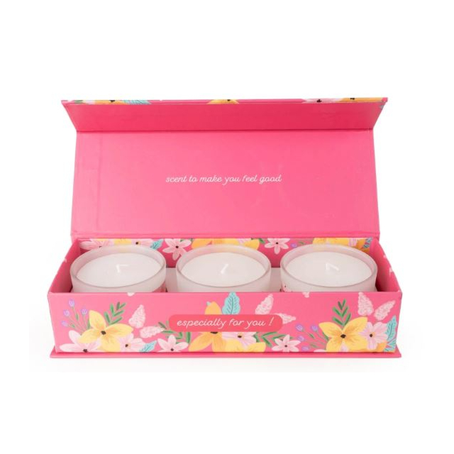 Candlelight Candle Floral Celebrations 3 Pack 