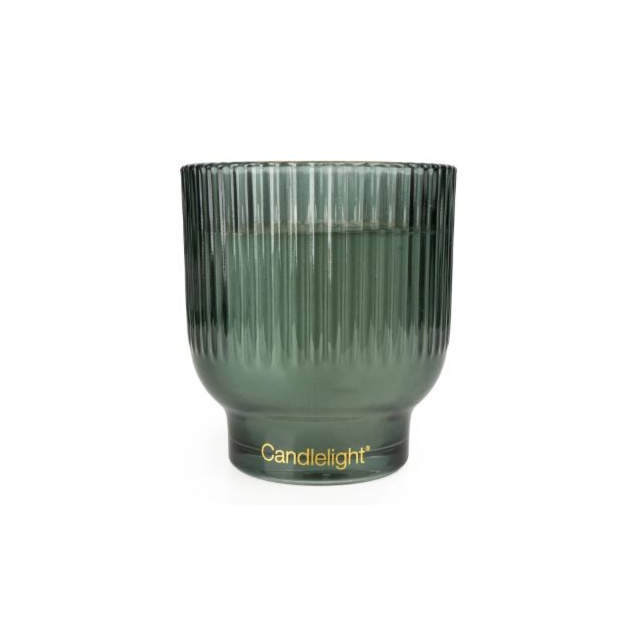 Candlelight Glass Footed Candle - Pear Tree + Bay Leaf