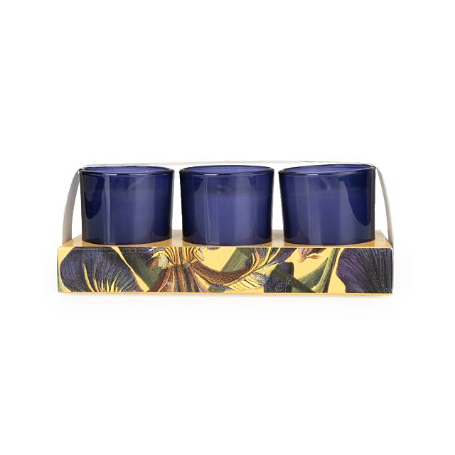 Candlelight Votive Candle Iris + Tonka Bean 3 Set