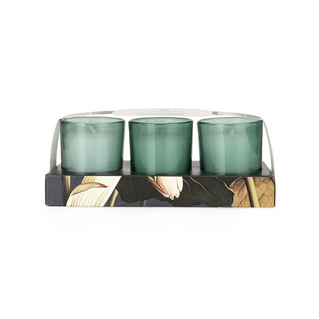 Candlelight Votive Candle Lotus + Wild Lily 3 Set 