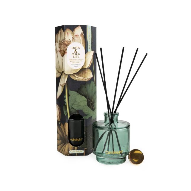 Candlelight Reed Diffuser Lotus + Wild Lily 200ml 