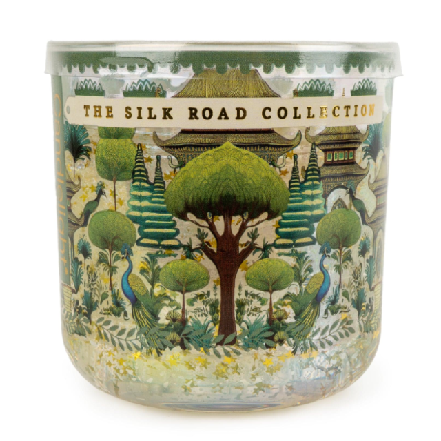 Candlelight LED Glass Glitter Candle - Bukhara