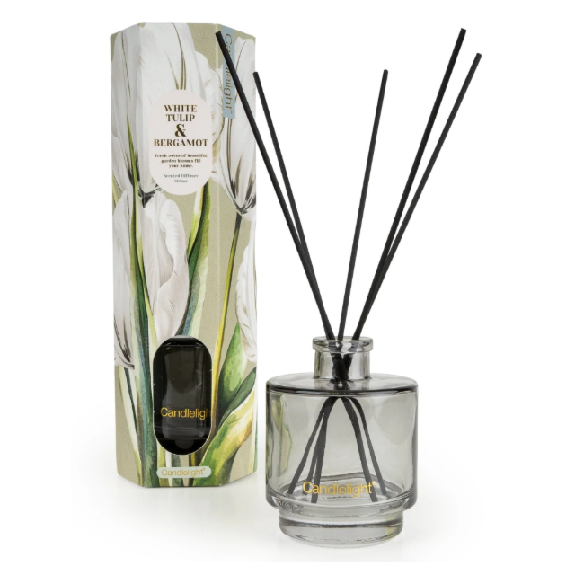 200ml Reed Diffuser - White Tulip & Bergamot