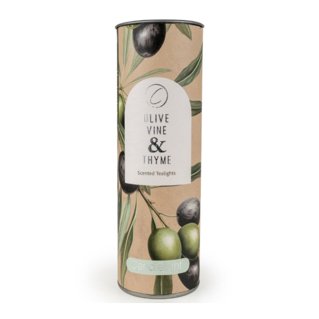9 Pack Tealights - Olive Vine & Thyme