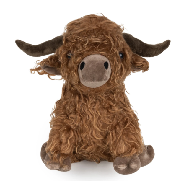 Candlelight Highland Cow Doorstop 27cm