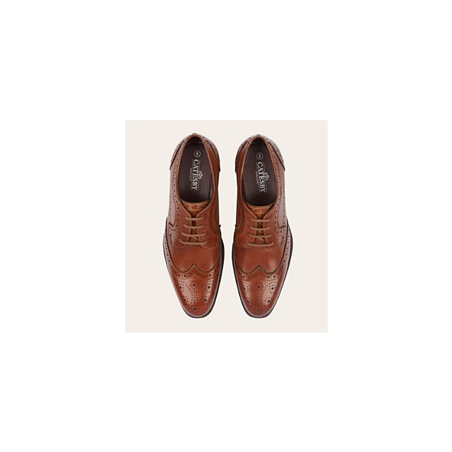 Catesby Mcfarland Brogue Shoe Tan 
