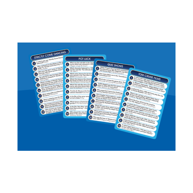 Top Trivia Cards Film + T V