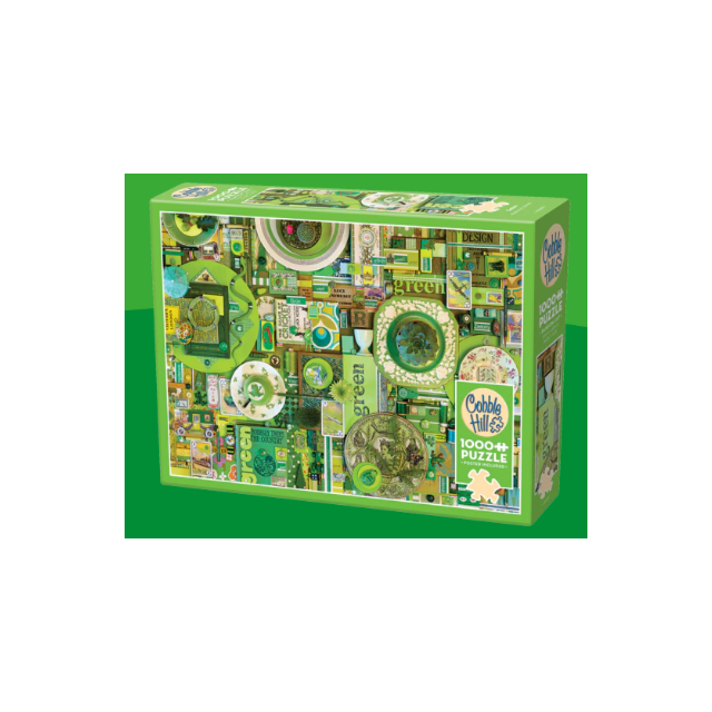 Cobble Hill Jigsaw - Green 1000 Piece